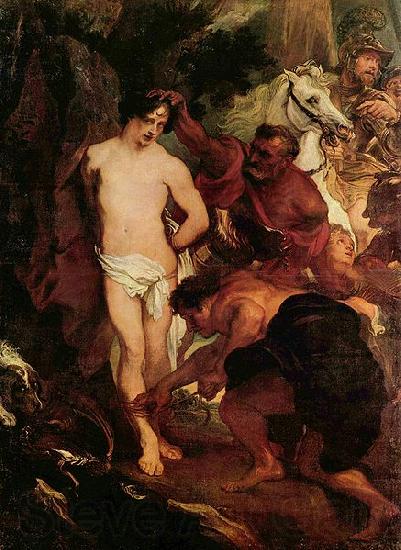 Anthony Van Dyck Martyrium des Heiligen Sebastian France oil painting art